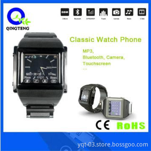 Classic watch phone with bluetooth / MP3 / camera / touchscreen